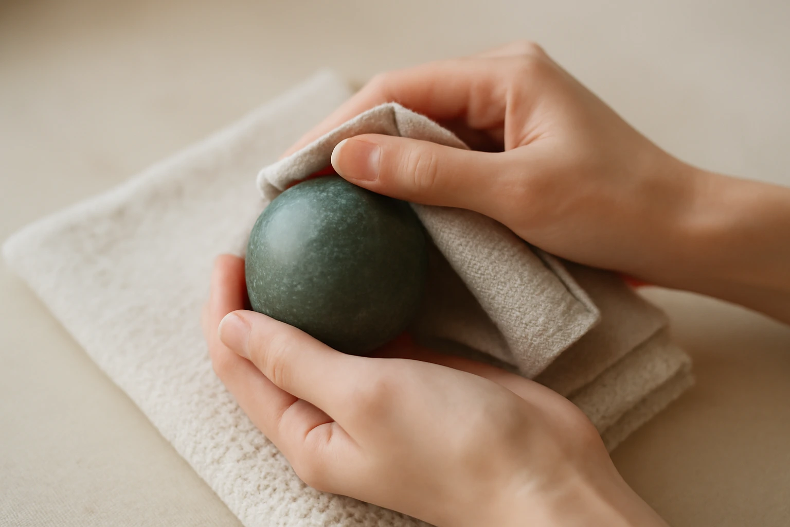 Giữ quả cầu và trụ đá: lau, chống xước và một cảnh báo về nắng